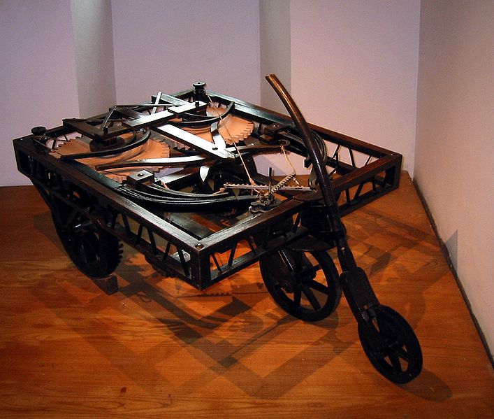 File:Mechanical Engineering An Early Leonardo DaVinci Amboise Automobile.jpg