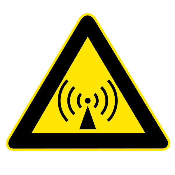 File:Radio waves hazard symbol.png