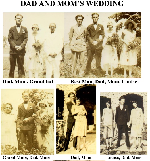 1926年佛罗里达州迈阿密，爸爸和妈妈的婚礼