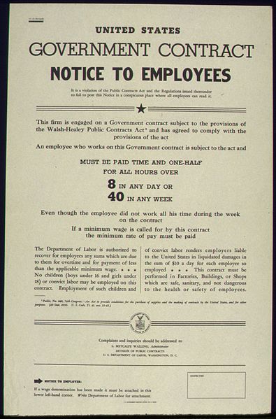 File:Contract United States Government Contract Notice To Employees 1941.jpg