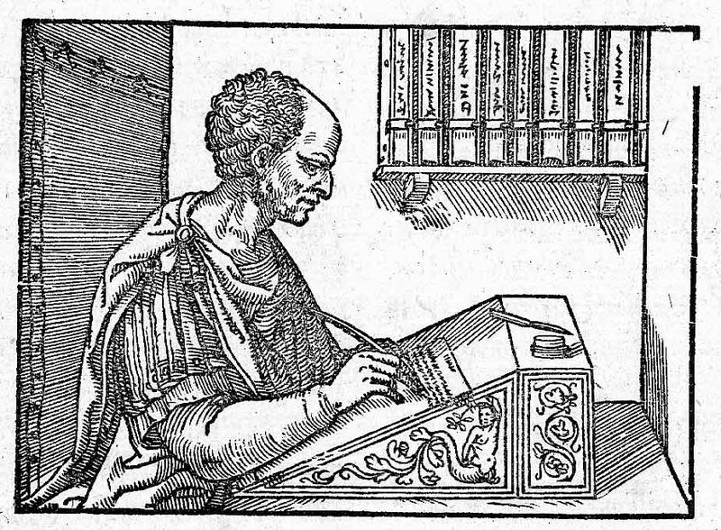 File:Writing Woodcut showing Cicero writing his letters.jpg