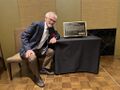 2024 IEEE President Tom Coughlin with Perpendicular Magnetic Recording Milestone plaque