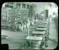 786 - Assembly Line Showing Ten Moulding Machines About Completed - Tabor mfg. co