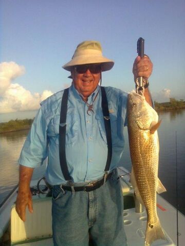 Walter's Prize Red Fish Caught in 2013