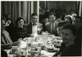 Award dinner, Feb. 2, 1959, L-R: Frank Young, Mrs __, Prof Ludlow (Newark College), Z. Lyon (Fed. Telephone and telegraph?), unidentified, unidentified, W. Groth, Mrs E.H Schuster