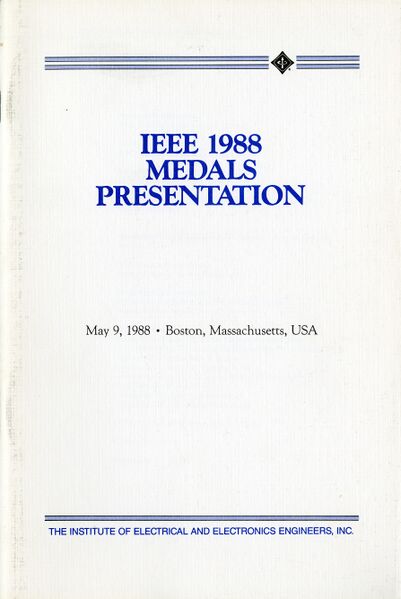 File:IEEE awards 1988 - cover.jpg