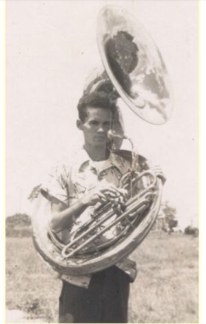 Walter Played the Tuba in the High School Band