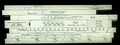 626 - Watertown Arsenal - Slide Rule - Barth Nose Roughing Tools in Cast Iron