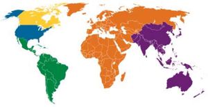 IEEE Regions Map