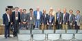 The photo is taken in June 2015 at IEEE International Microwave Symposium, depicts from left Dr. Ulrich Rohde standing number 6th.