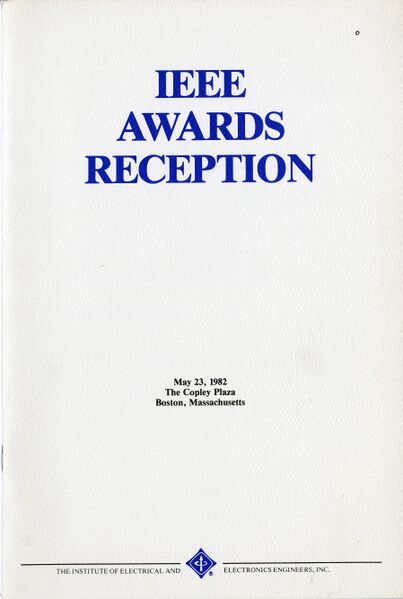 File:IEEE awards 1982 - cover.jpg
