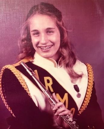 MARIANNE PLAYED FLUTE IN BOTH JR AND SR HIGH SCHOOL BANDS