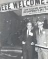 Walter MacAdam and Fink at an IEEE Convention