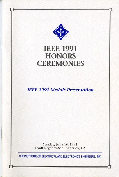 File:IEEE awards 1991 - cover.jpg