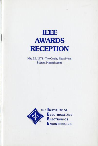 File:IEEE awards 1978 - cover.jpg