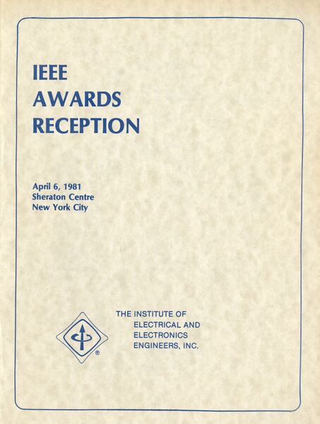 File:IEEE awards 1981 - cover.jpg