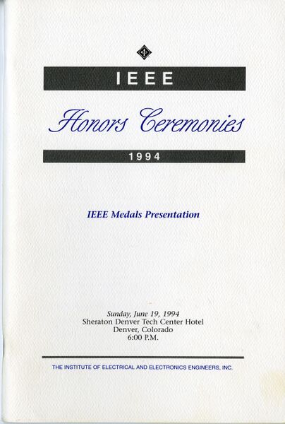File:IEEE awards 1994 - cover.jpg