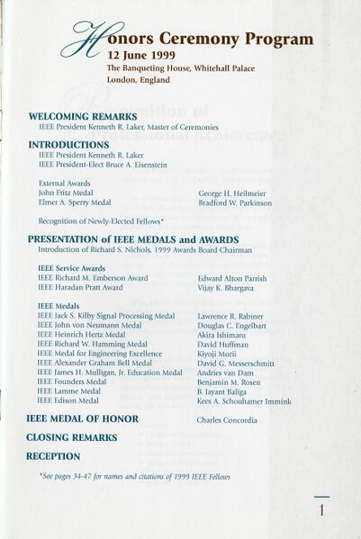 File:IEEE awards 1999 - program.jpg