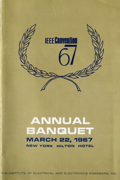 File:IEEE awards 1967 - cover.jpg