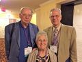 The photo is taken in April 2015 at IEEE IFCS, depicts from left Dr. Ulrich Rohde, Nobel Laurette Prof. Joe Taylor is standing from right, and in the middle, Mrs Taylor.