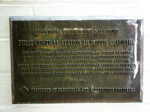 Charleston Central plant 1882 plaque.jpg